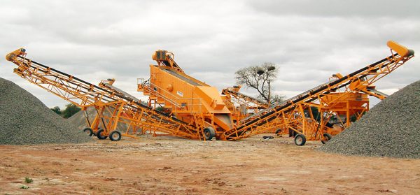 Station de Concassage Mobiles sur Roues