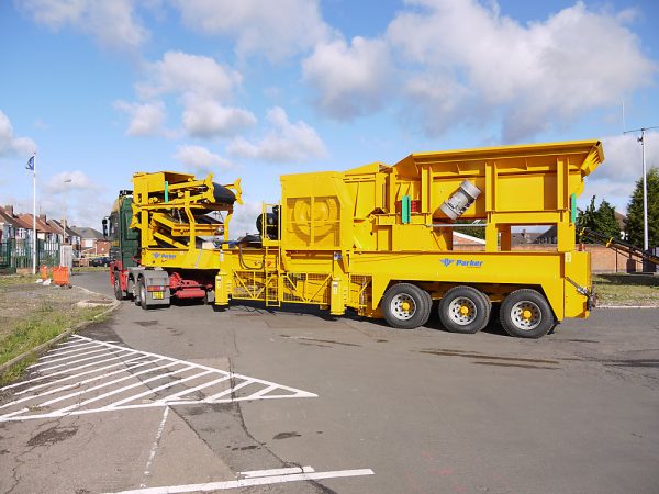 Station de Concassage Mobiles sur Roues
