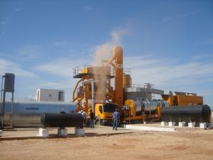 Station d'Enrobage mobile Modèle RoadStar 1000 80 tph